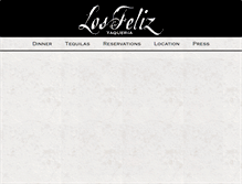 Tablet Screenshot of losfeliznyc.com